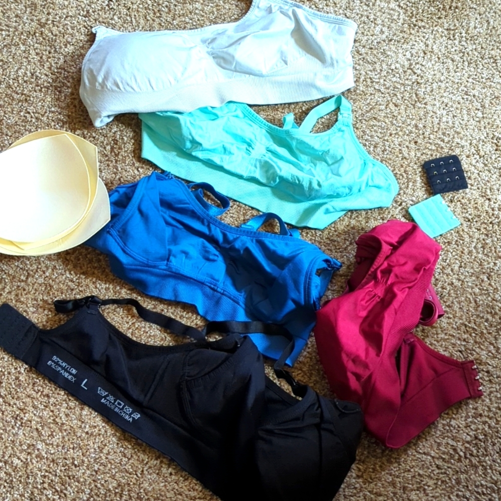 Breastfeeding bras